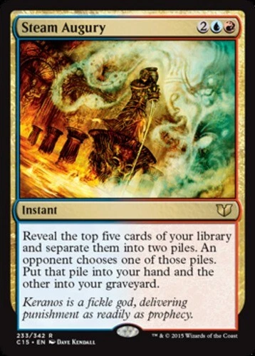 Steam Augury ~ Lightly Played Commander 2015 MTG Magic UltimateMTG Multi-Color C - Image 1 of 1