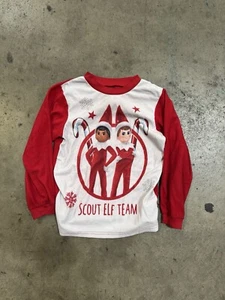 Elf On The Shelf Christmas Youth Long Sleeve Size Medium - Picture 1 of 2
