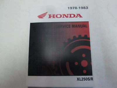 1978 1979 1980 1981 Honda XL250S Servicio Reparación Tienda Manual Nuevo - Imagen 1 de 4