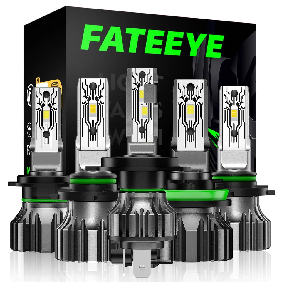 FateEye Car LED Conversion Headlight KIT 50W Canbus Bulbs H7 H4 H1 H11 HB4 HB3 - Image 1 of 1