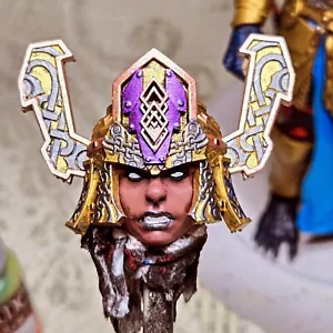 Mythic Legions Custom Dwarven Head Sculpt - Imagen 1 de 7