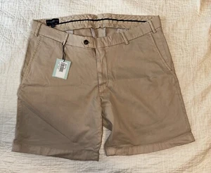NWT $168 Peter Millar Collection Men’s Shorts Size 38 Inseam 8” Stone MS21RT14 - Picture 1 of 6