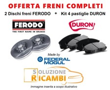 FORD Mondeo 07-2.5 SLN V6 24V 168bhp DISCHI PASTIGLIE FRENO ANTERIORE 300mm VENTILATO