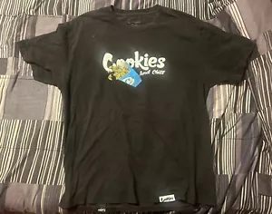 Cookies Shirt Black And White Cotton Men Size Large - Picture 1 of 1