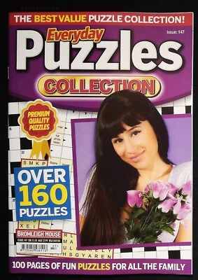 EVERYDAY PUZZLES COLLECTION BOOK MAGAZINE 160 VERY MIXED PUZZLES #147 NEW - Image 1 of 4