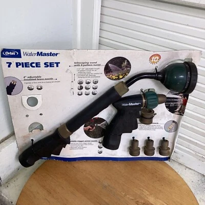 Orbit 7- Piece Watering Set w/ Pistol, Telescoping 9 Pattern Wand, Quick Connect - Image 1 of 4