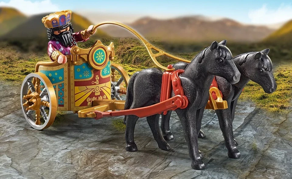 PLAYMOBIL PERSIAN PERSIAN ARAB EGYPTIAN GREEK CAR AND FIGURE LOT NEW!! 70949 - Image 1 of 1