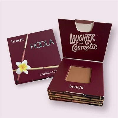 NEW Benefit Hoola Matte Bronzer Natural Pressed Powder Contour Mini Size 0.06oz - Image 1 of 4