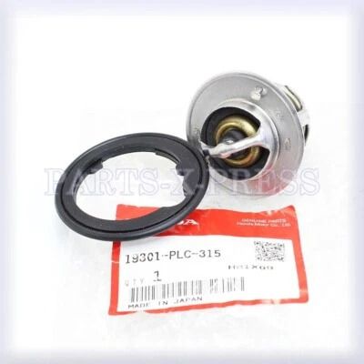 19301-PLC-315 GENUINO FABRICANTE DE EQUIPOS ORIGINALES HONDA CIVIC 2001-2005 TERMOSTATO DE MOTOR CON CONJUNTO DE JUNTAS Foto 1 de 4