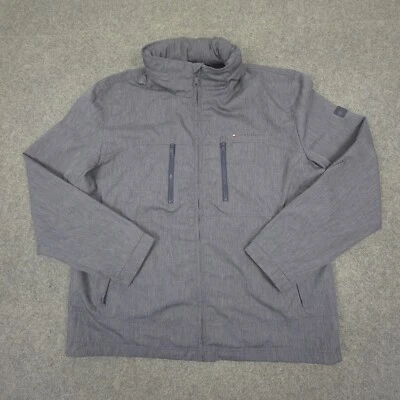 Tommy Hilfiger Jacket mens XLARGE grey Long sleeve winter hooded Size XL - Image 1 of 4