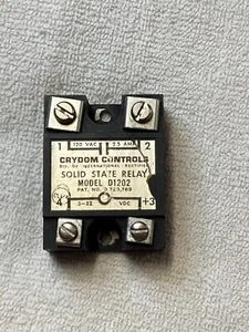 CRYDOM D1202 Solid State Relay, Input 3-32 DCV, Output 120 VAC 2.5A - Picture 1 of 4