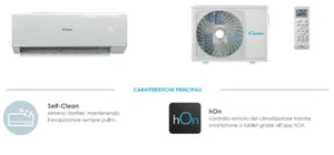 CANDY PURA CLIMATIZZATORE 12000 BTU INVERTER GAS R32 A++A+ 19DB WIFI SELF CLEAN - Imagen 1 de 1