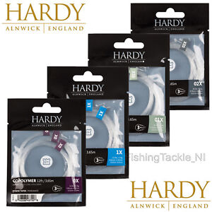 Hardy 3 Pack 'POWER' 12ft Copolymer Tapered Leaders 12lb - 20lb NEW!