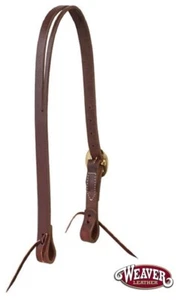 Working Cowboy Split Ear Headstall 1" Oil Dipped Brass Buckle by Weaver New - Picture 1 of 4