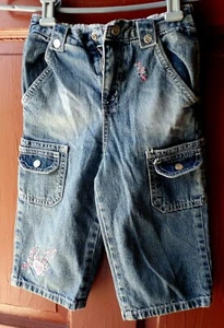 FADED GLORY AUTHENTIC 100% Cotton Blue Denim Jeans Size 4T - Picture 1 of 5