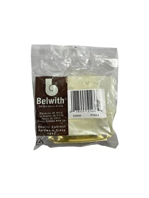 PAR Belwith 3/8 Inserto Armario Armario Puerta Bisagra Latón Pulido P143-3 Foto 1 de 4