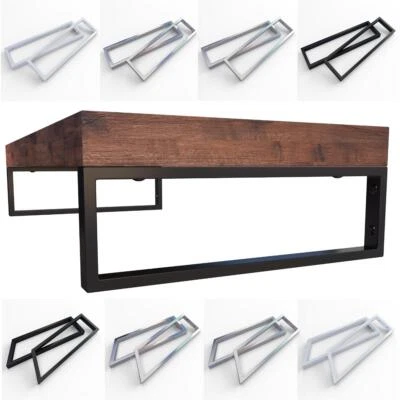 2 x Edelstahl Konsolenträger Waschtischkonsole Wandhalterung f. Waschtischplatte - Bild 1 von 4