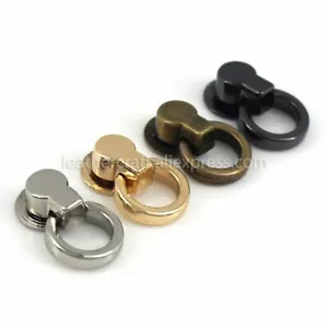 10pcs Tiny Anchor Gusset Clamps Metal Anchor Link Hardware Leather Crafts Access - Picture 1 of 16