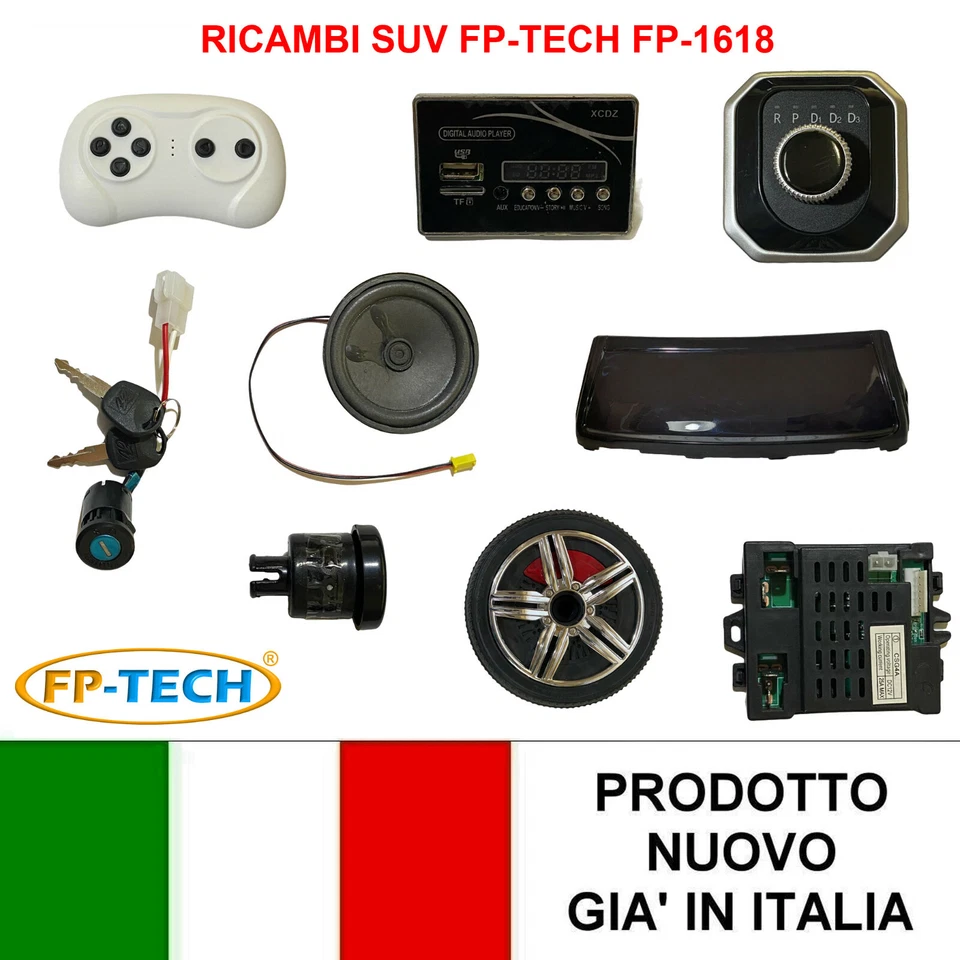 RICAMBI MOTORE CENTRALINA AUTO ELETTRICA PER BAMBINI MACCHINA SUV FP- FP-1618 - Immagine 1 di 1