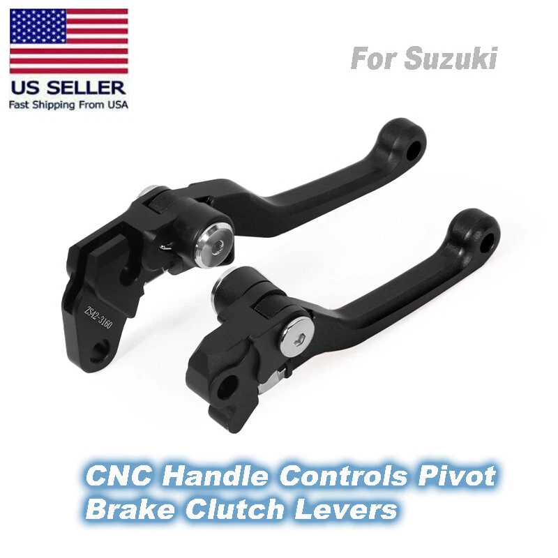 Mango CNC Controles Pivote Palancas de embrague de freno para Suzuki RM80 RM85 RM125 RM250 Foto 1 de 4