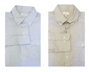 GANT DIAMOND G Men's Fitted Chambray PopOver Shirt 389102 Size M $185 NWT - Picture 1 of 3