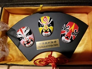 Orient Crafts The Masks of Chinese Opera Miniatures Display, Chinese History  - Picture 1 of 4