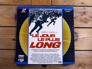 LE JOUR LE PLUS LONG LASERDISC PAL LD JOHN WAYNE SEAN CONNERY ROBERT MITCHUM - Foto 1 di 1