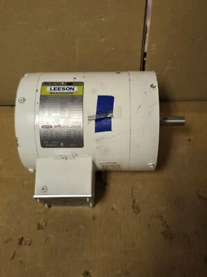 LEESON WASHGUARD MOTOR, C6T17VC1J, 113019.00, 3/4 HP,1725 RPM,NEW! MAKE OFFER!! - Image 1 of 4