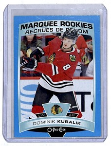 2019-20 Upper Deck O-Pee-Chee Update Blue Dominik Kubalik RC Rookie #630 W1