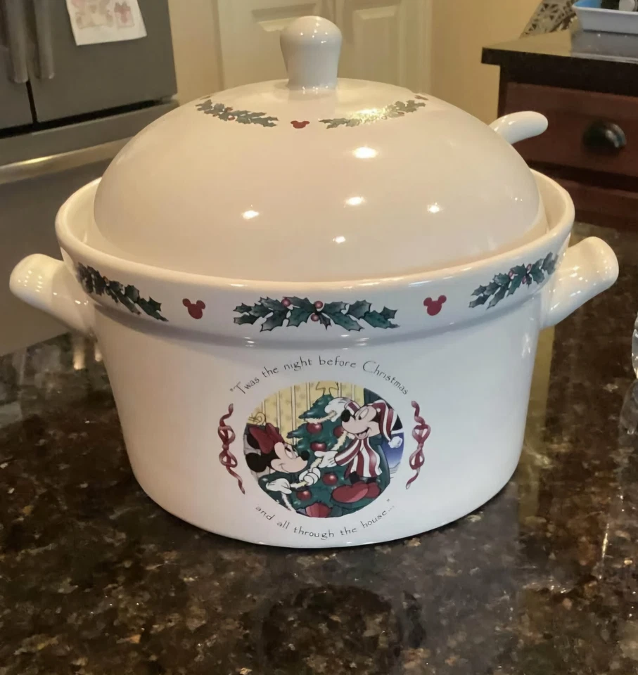 Disney Mickey Mouse Sopa Cucharón Cucharón Twas Noche Antes de Navidad  Foto 1 de 4