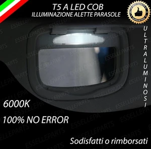 ALETTE PARASOLE T5 A LED PER FIAT 500X 500 X 6000K ALTA LUMINOSITA' - Foto 1 di 1