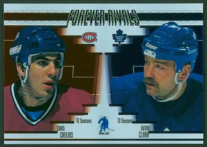 2003-04 ITG Toronto Fall Expo Forever Rivals CHRIS CHELIOS WENDEL CLARK #FR-3 SP - Picture 1 of 2