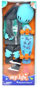 Juego de 10 piezas de juego de patineta MY LIFE AS muñecas coleccionable para edades de 5 años nuevo en caja - Imagen 1 de 6