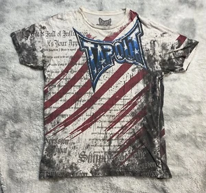 Tapout Signature Series Shirt Chael Sonnen Flag Walkout MMA Large - Picture 1 of 5