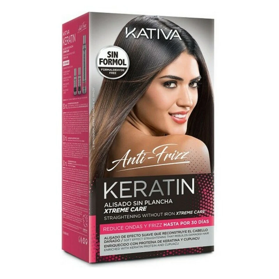 Kativa Keratin Anti-frizz Smoothing Without Iron Xtreme Care 30 Days