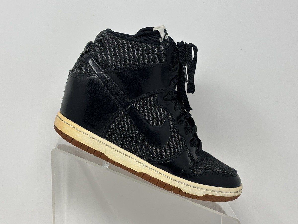 新品⭐︎NIKE WMNS DUNK SKY HI ハイカット543235-001 Women's Nike Dunk Sky Hi 2.0 Sneakerboot 'Triple Black