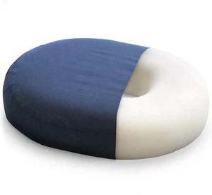 DMI Seat Cushion Donut Pillow and Chair for 18 Inch (Pack of 1), Navy - Picture 1 of 7