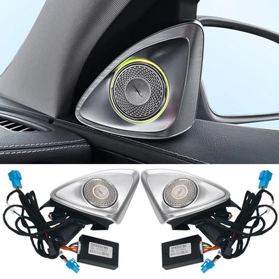 3D Speaker LED Tweeter For Mercedes Benz E Class W213 Ambient Light 64 Colors - Image 1 of 4