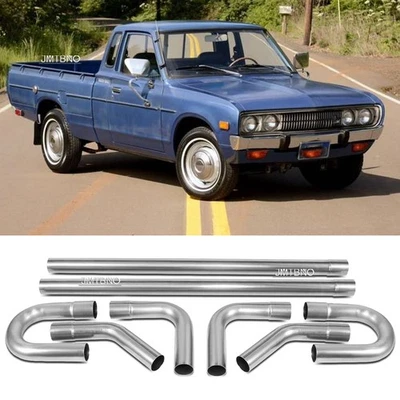 Tubo de escape de 2,5" tubo de flexión de mandril recto curva en U 8 piezas para camioneta Datsun 620 Foto 1 de 4
