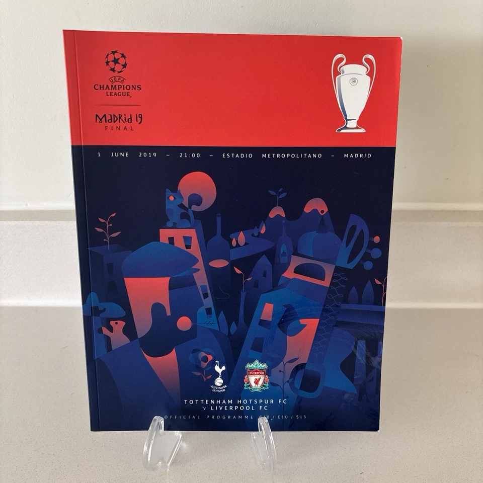 UEFA Champions League Final Liverpool vs Spurs Final Match Program 2019 - Image 1 of 1