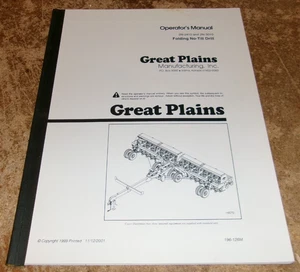 Great Plains 2N-2410, 2N-3010 klappbare Direktsaatbohrer Betriebsanleitung von 2001 neu - Bild 1 von 2