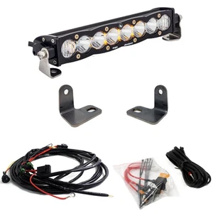 Baja Designs 447073 S8 10 inch LED Light Bar Kit Black for 16-18 Polaris RZR XP - Picture 1 of 11