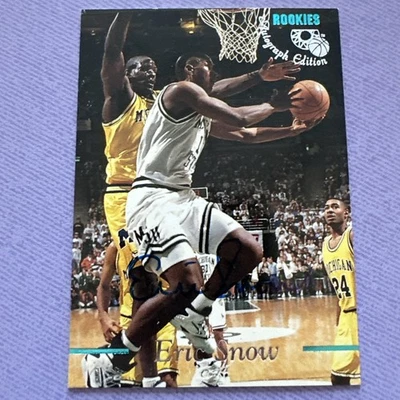 1995 Classic Rookies Auto Eric Snow - Image 1 of 4