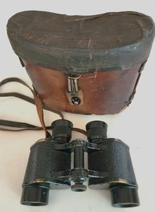 1942 BAUSH & LOMB 6X30 U S NAVY MILITARY #4722 BINOCULARS WITH LEATHER CASE - Picture 1 of 16