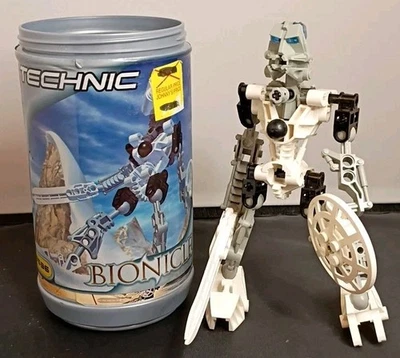 LEGO Bionicles: Kopaka (8536) 2001 casi completo casco perdido con lata original  Foto 1 de 4