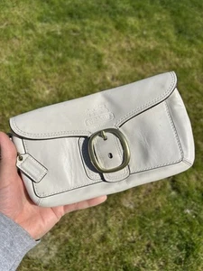 Coach White Wristlet/Wallet Buckle - Picture 1 of 10
