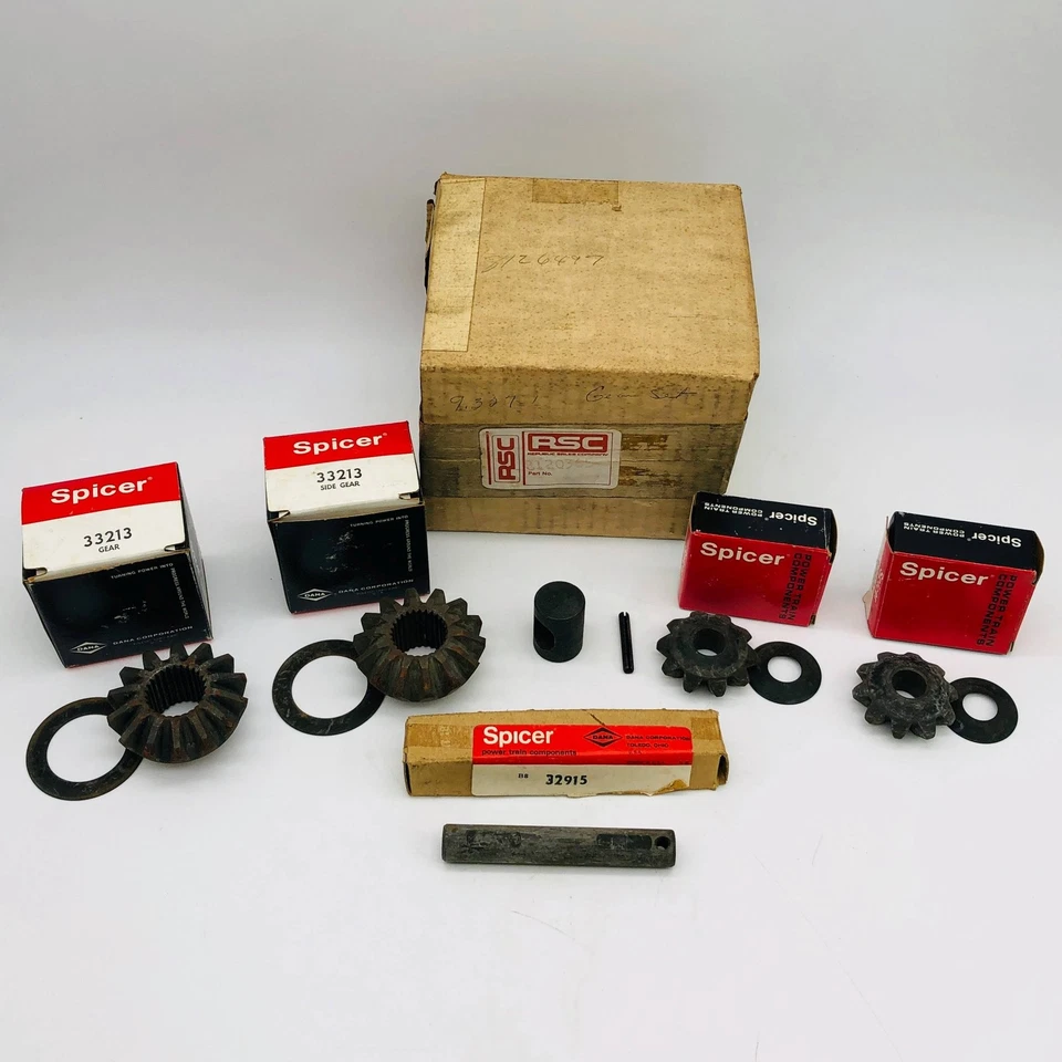 Juego de engranajes diferencial eje delantero Jeep 8120365 NOS modelo 30 Dana Spicer 74-75 Foto 1 de 4