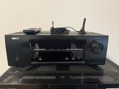 Denon AVR-1713 HDMI Netzwerk USB 5.1 AV Receiver AirPlay 5*120W HDMI 4K UltraHD - Bild 1 von 4