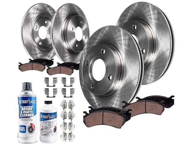 Kit de pastillas de freno y rotor delanteras y traseras para Kia Spectra5 2006 HD722DP 2005-2009 Foto 1 de 1