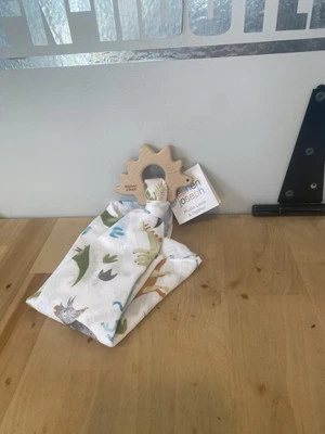 Muslin Lovie с зубочисткой, Dino новый с ярлыками - Изображение 1 из 4